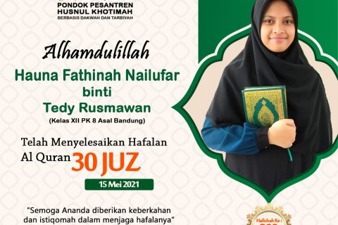 Hauna Fathinah Nailufar binti Tedy Rusmawan