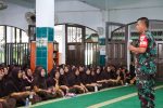 Fatan kelas 8 dan 9 MTs Bersama TNI Koramil Jalaksana