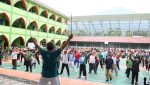 Senam Stik Bedug: Harmoni Kebersamaan di Pondok Pesantren Husnul Khotimah
