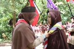 Pelantikan Pramuka di Kaki Gunung Ciremai, Santri Husnul Khotimah Naik Tingkat di Alam Terbuka