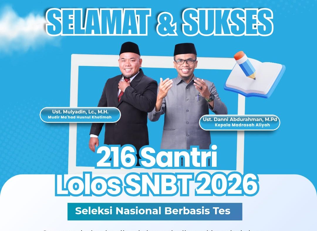 216 Santri Lolos SNBT 2026, MA Husnul Khotimah Tembus Kampus-Kampus Favorit Nasional